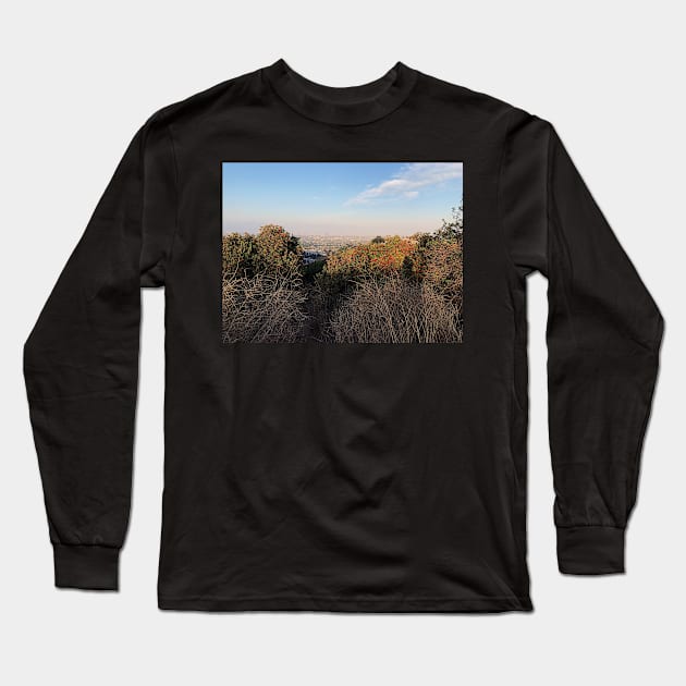 Los Angeles City Overlook at Kenneth Hahn State Rec Area Long Sleeve T-Shirt by offdutyplaces